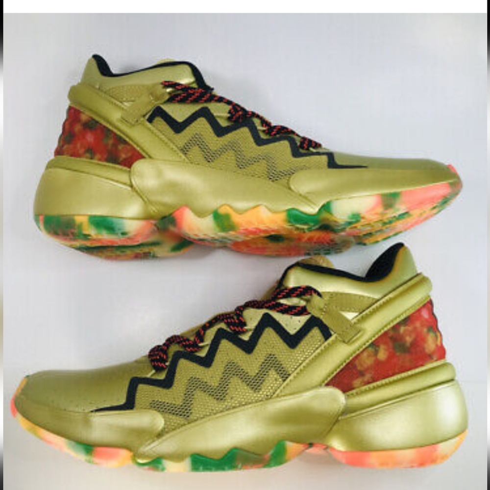 1 Pair of N.W.T. Adidas Donavon Mitchell D.O.N Issue #2 Gummy Bears Sz. 7